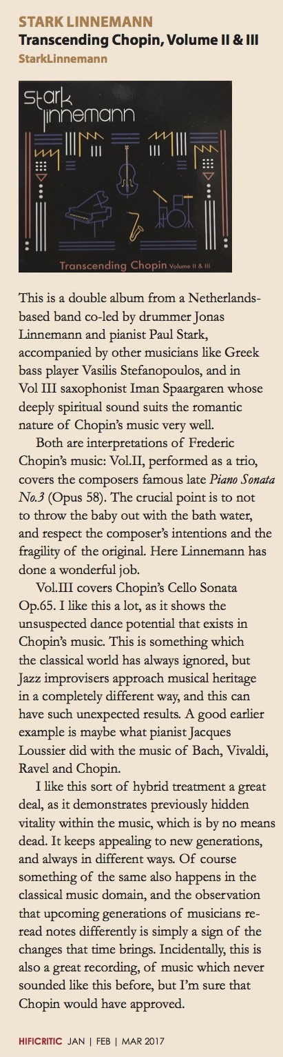 Review StarkLinnemann Transcending Chopin Hificritic