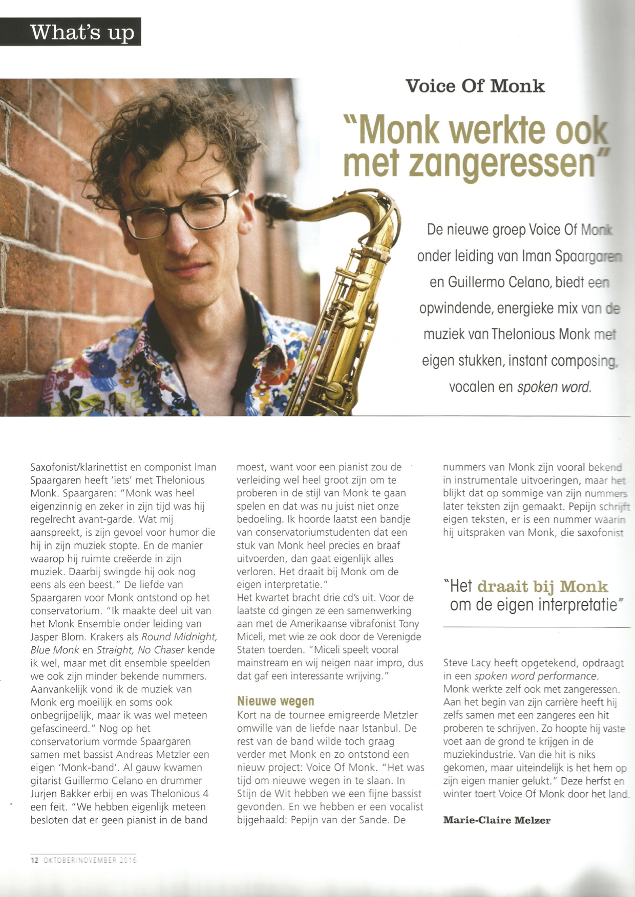 Interview Voice of Monk Jazzism 2016